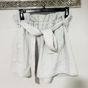 Wilfred Blue Paperbag Waist Shorts Size 6
